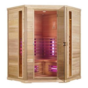 Novum Health Company 6 Infrarood Sauna Met Full Spectrum Stralers - Hemlock