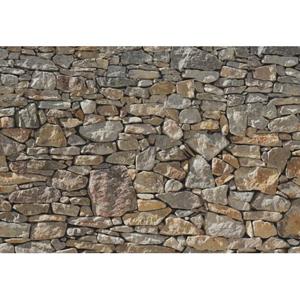 Komar Fotobehang Stone Wall Grijs En Beige - 610999