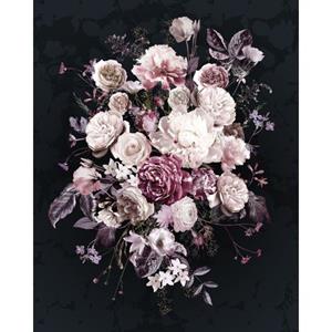 Komar Fotobehang Bouquet Noir Roze En Zwart - 611620