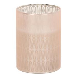Home & Styling Home And Styling Led Kaars - In Glas - Warm Wit - D7,5 X H10 Cm