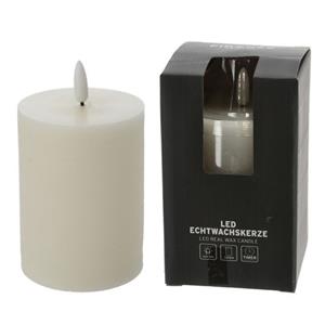 Firenze Home Home Led Kaars - Creme Wit -d7,5 X H10 Cm - Timer