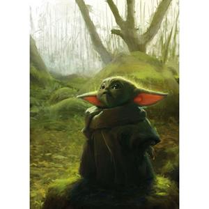 Komar Fotobehang Mandalorian Grogu Acrylic Groen - 610732