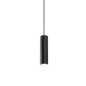 LUMICOM Rond Hanglamp, 1x Gu10, Metaal, Zwart Mat, D6cm X H30cm