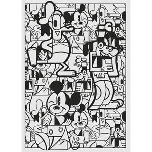 Komar Fotobehang Mickey Mouse Zwart Wit - 610752 - 200 X 280 Cm