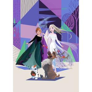 Komar Fotobehang Frozen Anna & Elsa Multicolor - 610753