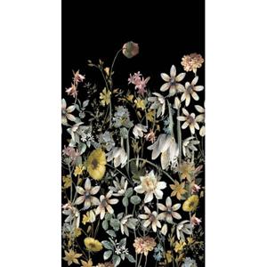 ESTAhome Fotobehang Veldbloemen Multicolor Op Zwart - 159216