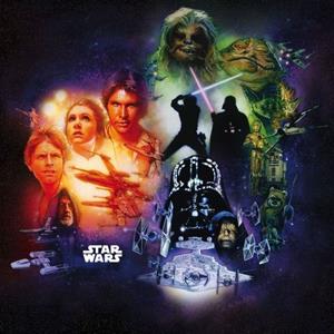 Komar Fotobehang Star Wars Classic Poster Collage Multicolor