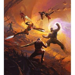 Komar Fotobehang Avengers Epic Battle Titan Oranje Bruin - 610774