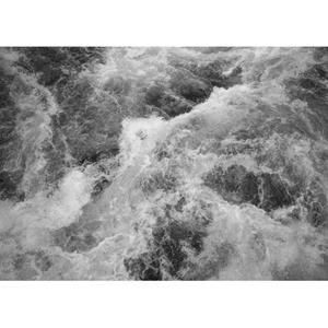 Komar Fotobehang Wildest Water Zwart Wit - 610017 - 350 X 250 Cm