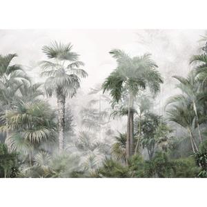 Sanders & Sanders Fotobehang Tropisch Landschap Met Palmbomen
