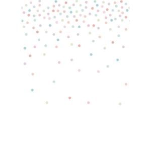 ESTAhome Fotobehang Confetti Dots Roze, Groen En Blauw - 158931