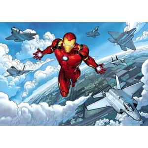 Komar Fotobehang Iron Man Flight Blauw En Rood - 610801