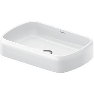 Duravit Qatego opzetwastafel rechthoekig 60x40x13cm hoogglans wit 2384602079