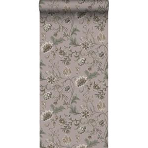 ESTAhome Behang Vintage Bloemen Oudroze - 139414 - 50 X 900 Cm