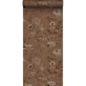 ESTAhome Behang Vintage Bloemen Terracotta Bruin - 139403