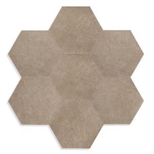 Origin Wallcoverings Zelfklevende Eco-leer Tegels Hexagon