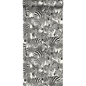 Origin Wallcoverings Behang Zebra's Zwart En Wit - 347453