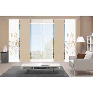 Schiebegardine 080944 AYENE Schiebegardine, halbtransparent, Bambusoptik, 260x60 cm, Vision S, (6 St), 100% Polyester