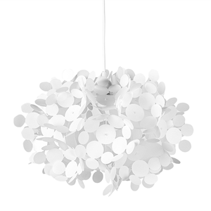 Beliani - Hängeleuchte Weiß Kunststoff Schirm in Wolkenform aus Kreisen Moderner Skandinavischer Stil Kinder- und Jugendzimmer Beleuchtung - Weiß