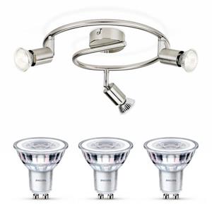 Philips Limbali Opbouwspot - 3x  Led Scene Switch