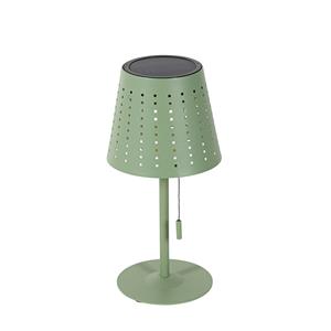 qazqa Outdoor-Tischleuchte grün inkl. LED 3-stufig dimmbar auf Solar - Ferre - Grün