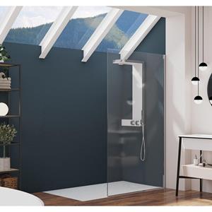 Kinedo Alpha solo inloopdouche - 90x200cm - 10mm helder glas - chroom pa605ctne