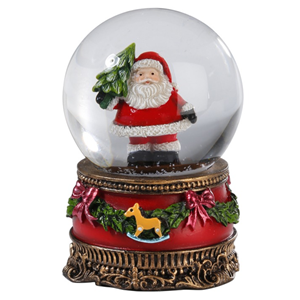 Inge Glas Sneeuwbol - Met kerstman