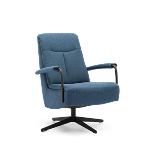 Prominent Draaifauteuil C-104 Blauw Stof