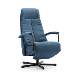 Prominent Relaxstoel C-100 Blauw Stof