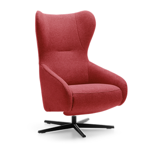 Prominent Relaxstoel A-101 Rood Stof