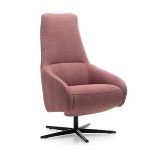 Prominent Relaxstoel A-100 Roze Stof