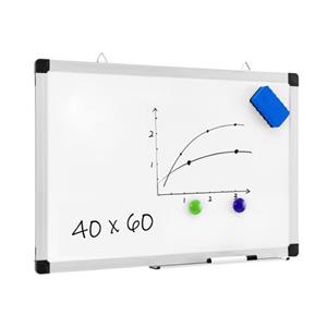ACAZA  Magnetisch Whiteboard 40 X 60cm - Inclusief Uitwisbare Stift, Wisser En Afleggoot