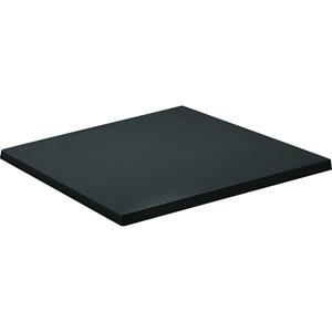 Topalit Tafelblad Werzalit   60x60 cm; 60x60 cm (LxB); zwart; vierkant
