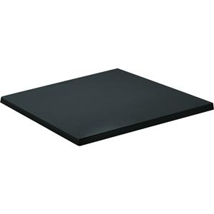 Topalit Tafelblad Werzalit ; 70x70 cm (LxB); zwart; vierkant
