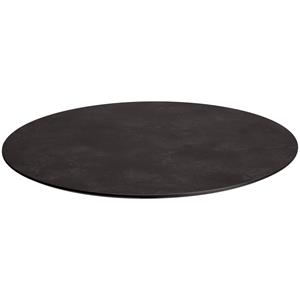 Vega Compact tafelblad Lift rond; 80 cm (Ø); grafiet; rond