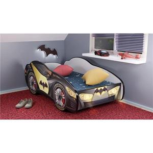 Top Beds Peuterbed  Racing Hero 70x140 Batcar Incl. LED-verlichting & Matras
