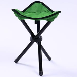 Huismerk Wandelen buiten Camping vissen Folding Stool draagbare driehoek stoel Maximum laden 100KG opvouwbare stoel grootte: 22 x 22 x 31cm (groen)