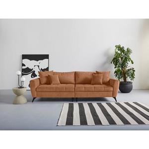INOSIGN Big-Sofa "Lörby", auch mit Aqua clean-Bezug, feine Steppung im Sitzbereich, lose Kissen