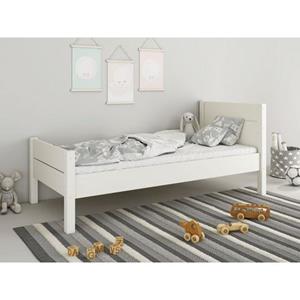 Home affaire Einzelbett ""ATSU ", ideal für Kinderzimmer", zertifiziertes Massivholz (Kiefer), schlichtes Skandi-Design