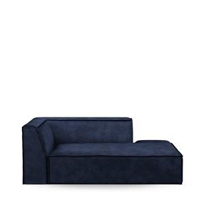 Rivièra Maison The Jagger Chaise Longue Right, velvet, estate blue