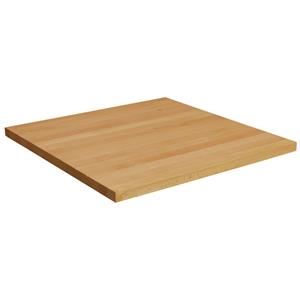 Vega Massief houten tafelblad Kentucky gelakt vierkant; 60x60x3 cm (LxBxH); beuken/naturel; vierkant