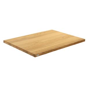 Vega Massief houten tafelblad Kentucky gelakt rechthoekig; 80x60x3 cm (LxBxH); eiken/naturel; rechthoekig