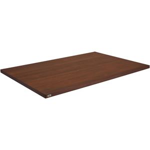 Vega Massief houten tafelblad Kentucky gelakt rechthoekig; 120x80x3 cm (LxBxH); beuken/tabak gebeitst; rechthoekig