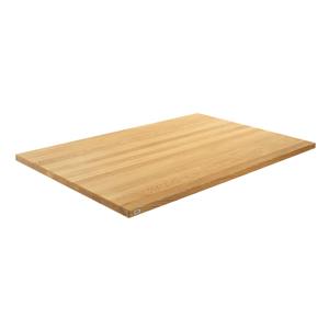 Vega Massief houten tafelblad Kentucky gelakt rechthoekig; 120x80x3 cm (LxBxH); eiken/naturel; rechthoekig