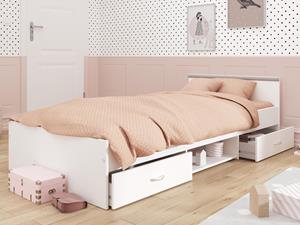Mobistoxx Bed ALPHONSE 90x200 cm wit