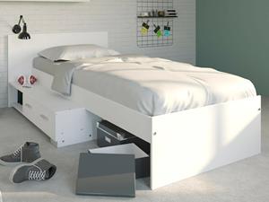 Mobistoxx Bed INFINITY II 90x200 cm wit met lade
