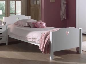 Mobistoxx Bed AMORA 90x200 cm wit zonder lade