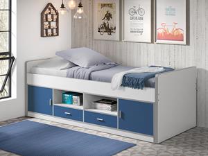 Mobistoxx Bed BONNY I 90x200 cm blauw