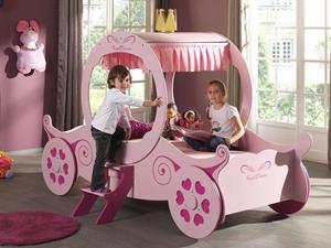 Mobistoxx Bed koets royal PRINSES 90x200 cm roze