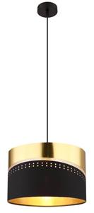 Globo Hanglamp Or zwart met goud 54046H